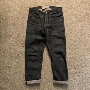 (NWT) Naked & Famous Weird Guy - Red Gradient Core Selvedge (Size 32)
